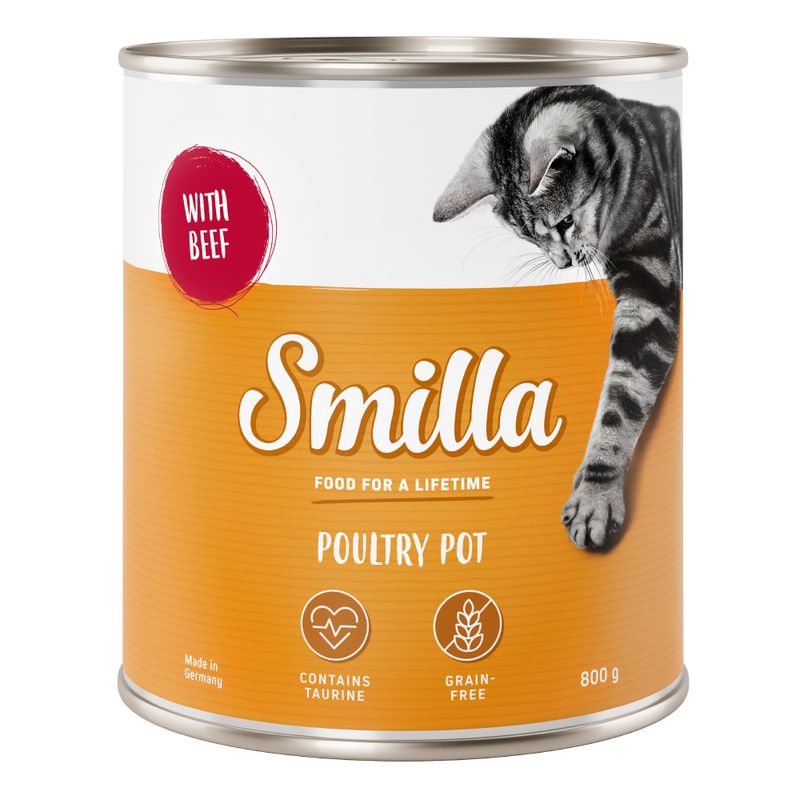 Bitiba Smilla Delizie al Pollo 6 x 800 g Alimento umido per gatti In Vendita