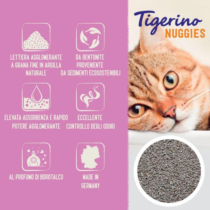 Bitiba Lettiera Tigerino Nuggies a grana fine - borotalco Nuova
