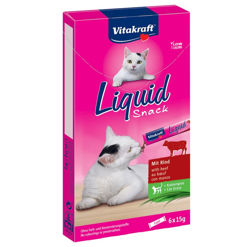 Bitiba Vitakraft Cat Liquid-Snack Manzo + Inulina Italy