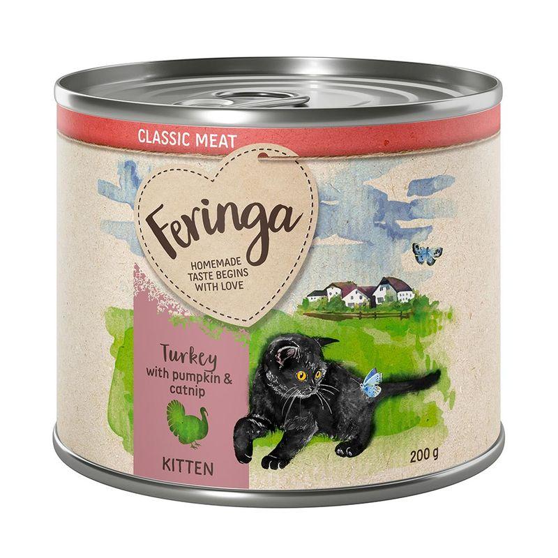 Bitiba Feringa Classic Meat Kitten 24 x 200 g Alimento umido per gattini Spedizione Gratuita