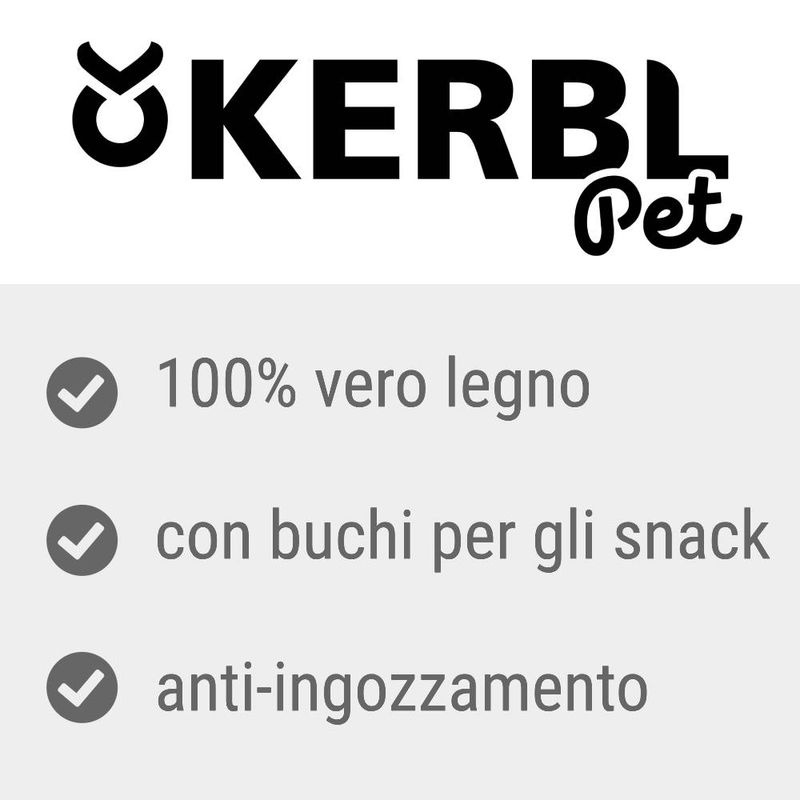 Bitiba Kerbl Pet Pallina Play & Snack per piccoli animali Sostegno trimestrale