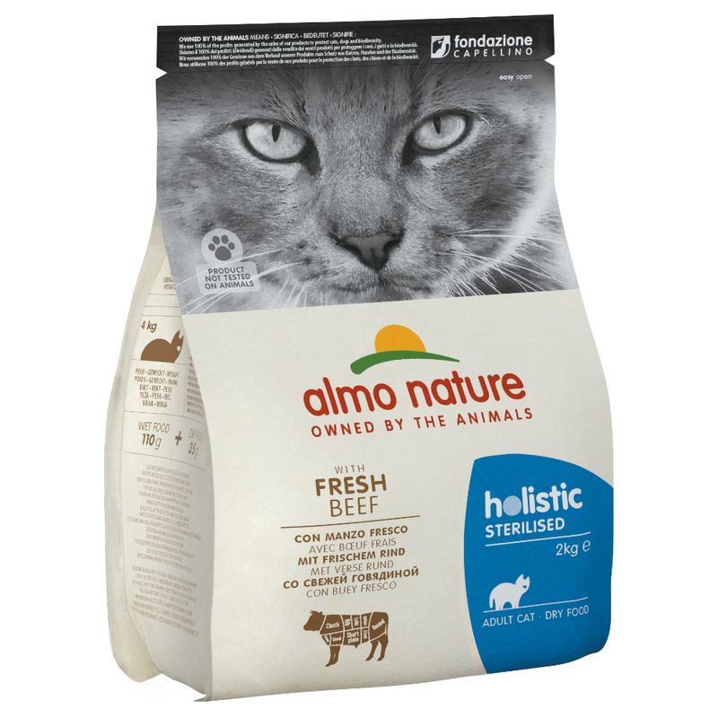 Bitiba Set prova 2 x 2 kg Almo Nature Holistic Sterilised per gatto Affare Del Giorno