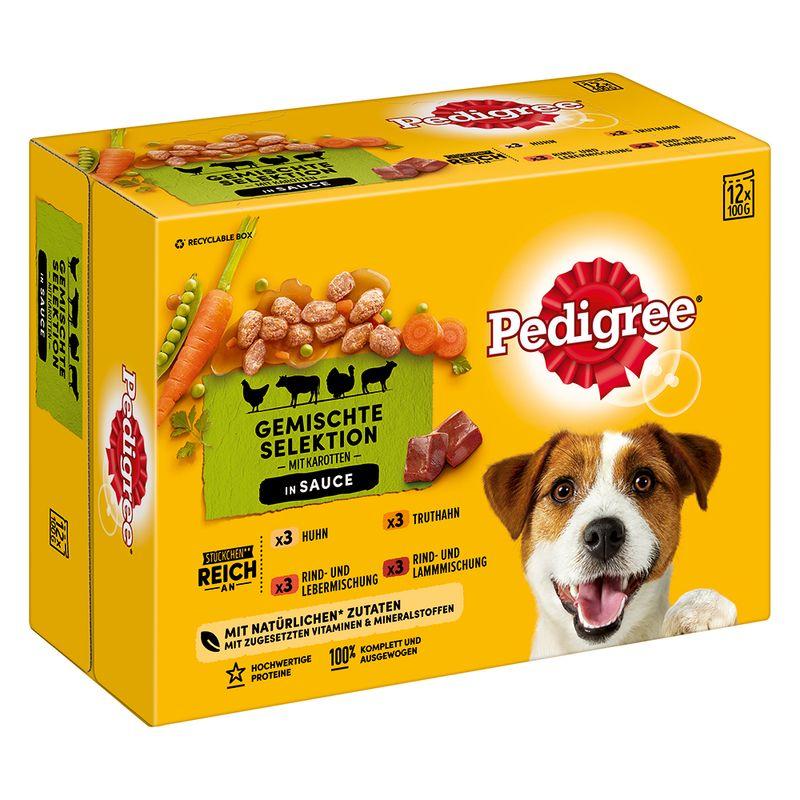 Bitiba Multipack Pedigree in Salsa umido cane
