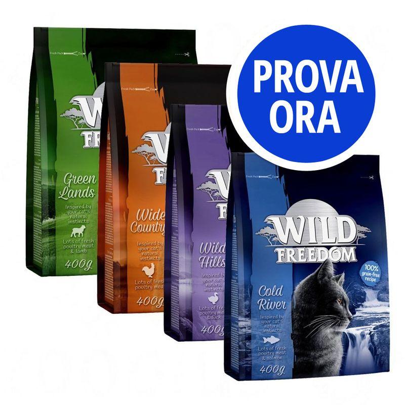 Bitiba Set prova Wild Freedom Crocchette per gatto Novità
