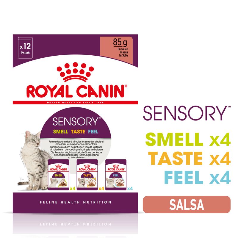 Bitiba Royal Canin Sensory in Salsa Pacco misto umido per gatti Outlet
