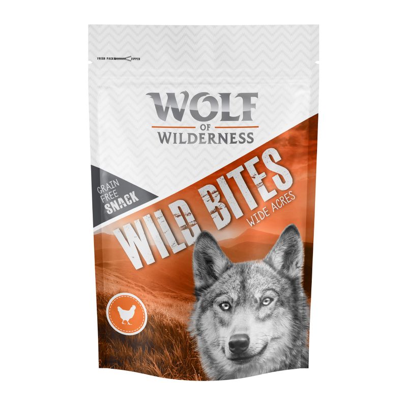 Bitiba Provalo Set misto Wolf of Wilderness Snack - Wild Bites 4 x 180 g In Vendita
