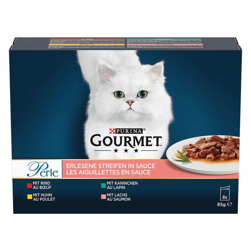 Bitiba Provalo Gourmet Perle 8 x 85 g Alimento umido per gatti Nuova