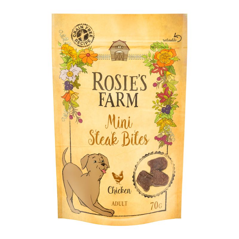 Bitiba Provalo Set misto Rosie's Farm Snacks "Mini Steak Bites" Offerta natalizia