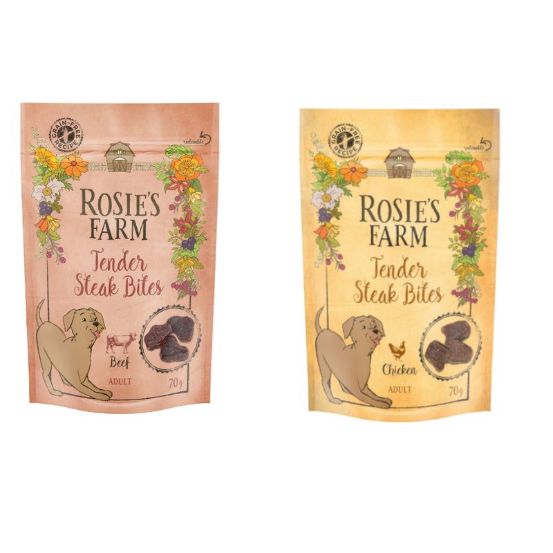 Bitiba Provalo Set misto Rosie's Farm Snacks "Mini Steak Bites" Offerta natalizia