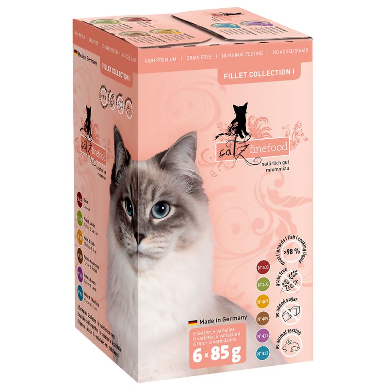 Bitiba Provalo catz finefood Filetti 6 x 85 g umido gatto Smaltimento dello stoccaggio