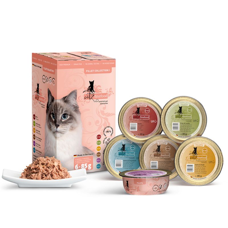 Bitiba Provalo catz finefood Filetti 6 x 85 g umido gatto Smaltimento dello stoccaggio