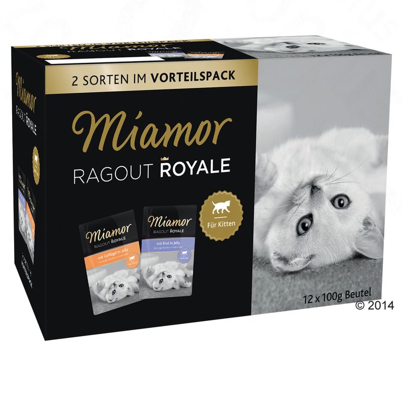 Bitiba Provalo Miamor Ragù Royal Kitten 12 x 100 g Vendita calda