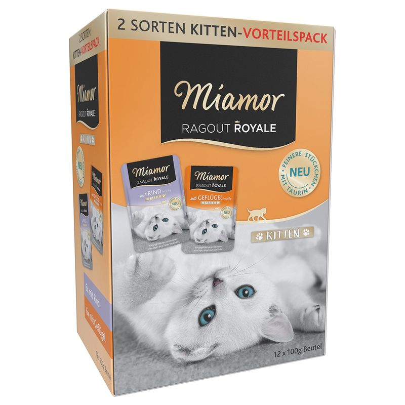 Bitiba Provalo Miamor Ragù Royal Kitten 12 x 100 g Vendita calda