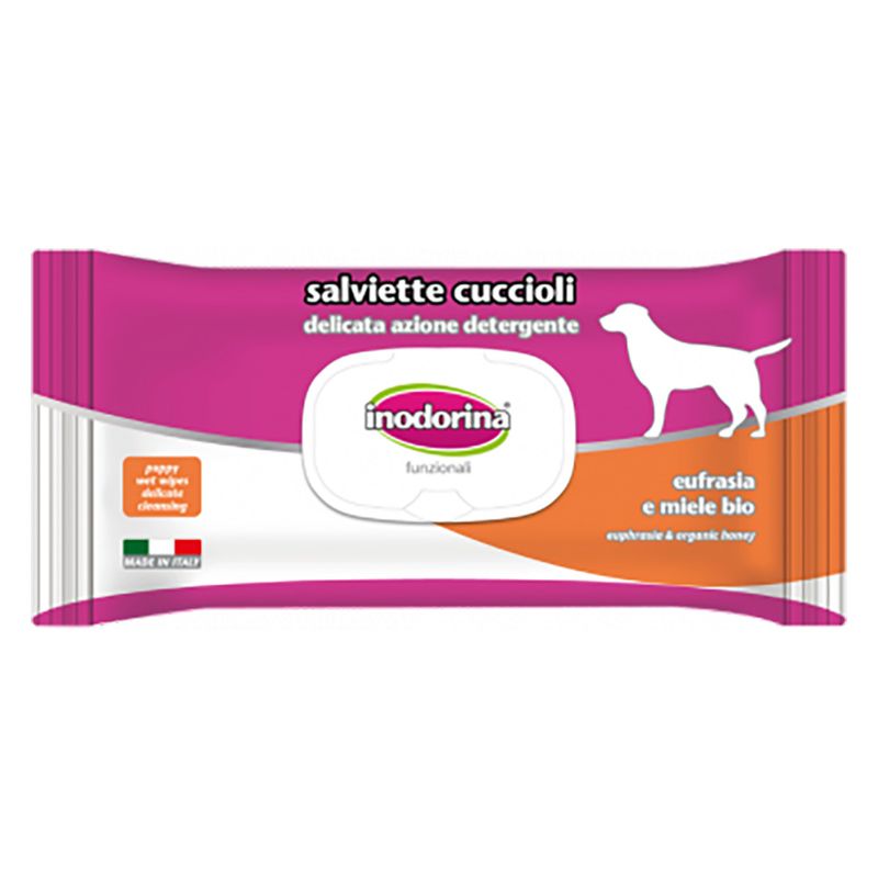 Bitiba Salviette Inodorina per cuccioli con Eufrasia e Miele bio Officina