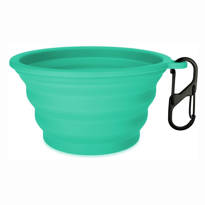 Bitiba Ciotola da viaggio TIAKI in silicone turchese Black Friday