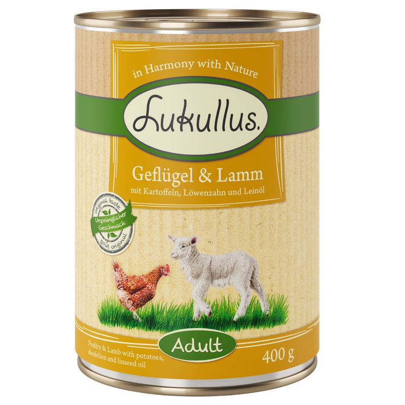 Bitiba Lukullus Adult 1 x 400 g Alimento umido per cani Vendita calda