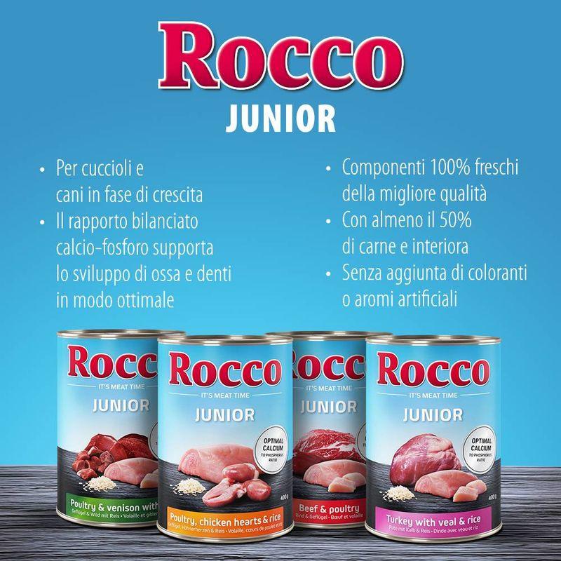 Bitiba Rocco Junior 6 x 400 g umido per cane Latest stili
