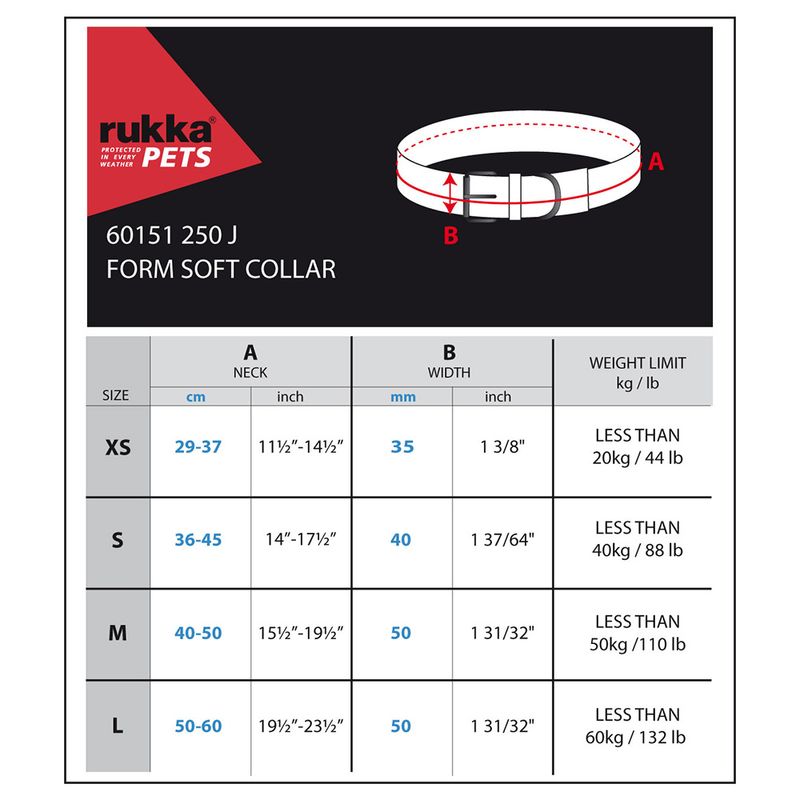 Bitiba Collare Rukka® Form Soft giallo Super sconto