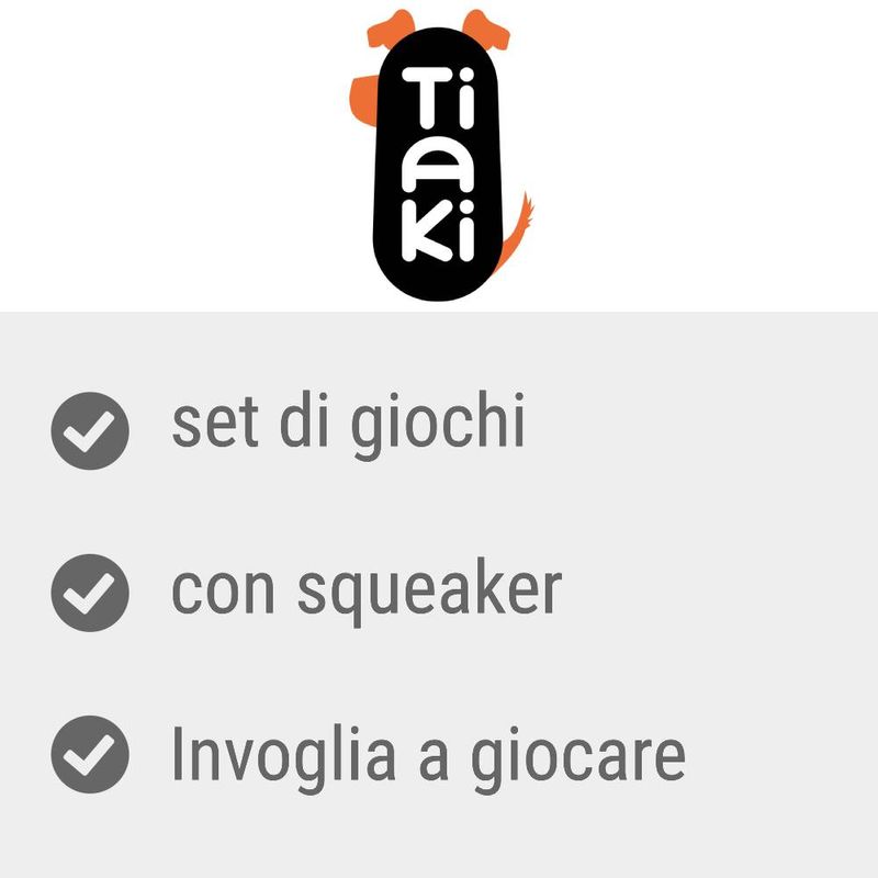 Bitiba Gioco per cani TIAKI Summer Van Pezzi Unici