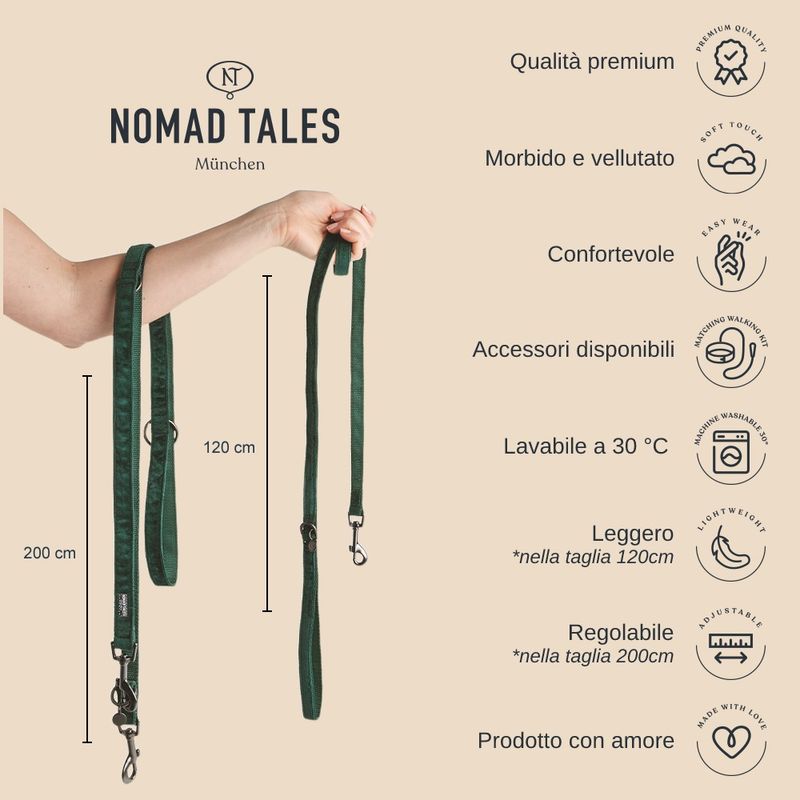 Bitiba Guinzaglio Nomad Tales Blush ebano I Più Venduti