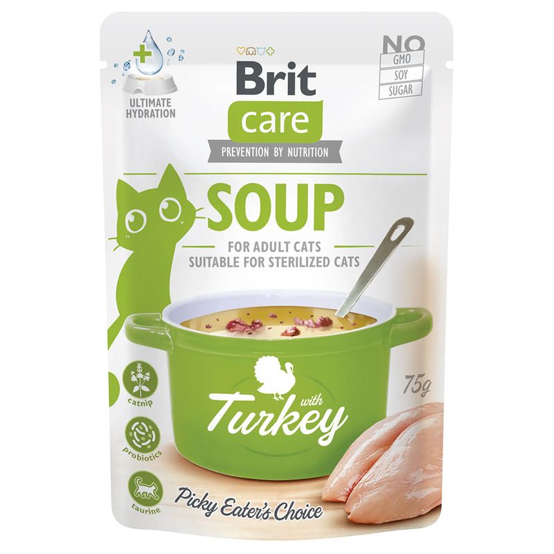 Bitiba Brit Care Soup 15 x 75 g umido gatto Sconto di tempo limitato