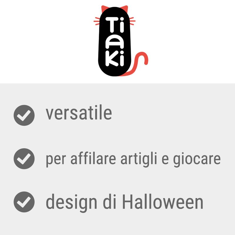 Bitiba Graffiatoio TIAKI Haunted Scratch Offerta Giorno del Papà