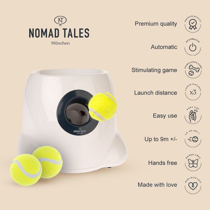 Bitiba Lanciapalline da tennis Nomad Tales Bloom Rilascio limitato