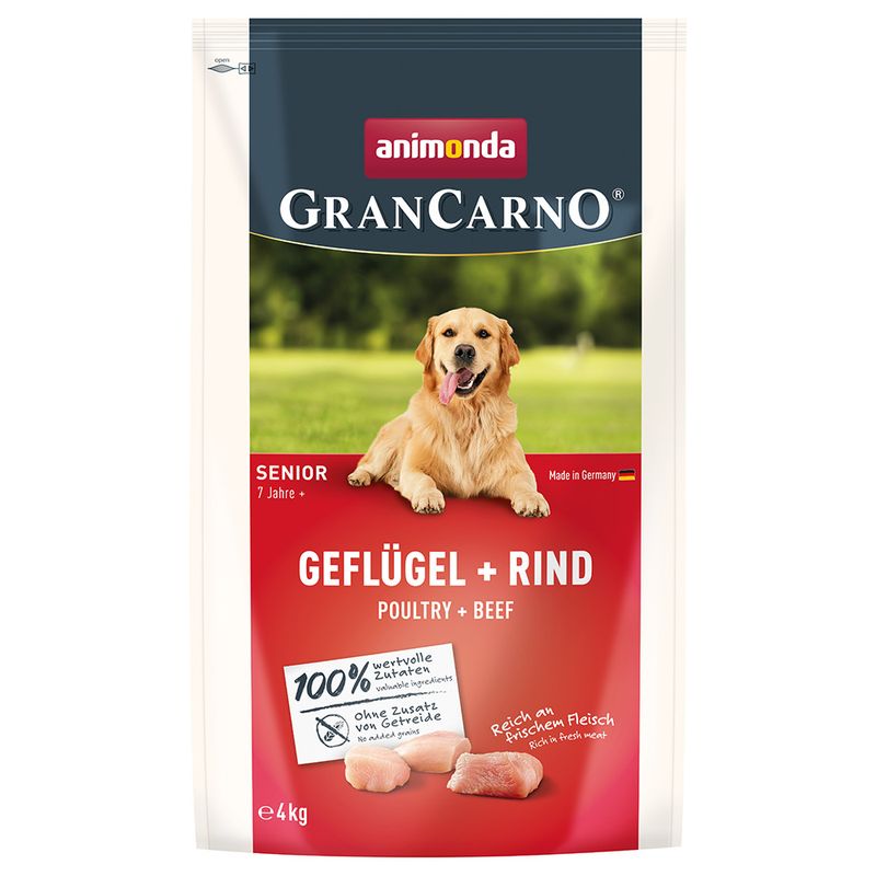 Bitiba animonda GranCarno Senior Pollame + Manzo Crocchette per cane Ultimo giorno
