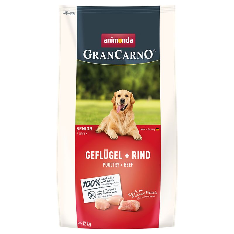 Bitiba animonda GranCarno Senior Pollame + Manzo Crocchette per cane Ultimo giorno