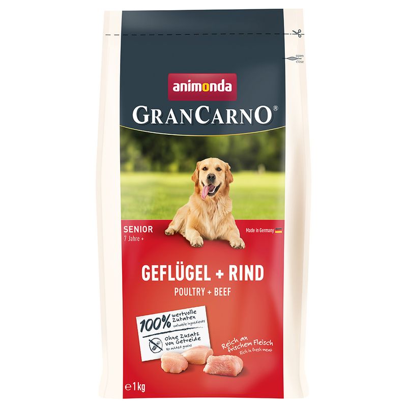 Bitiba animonda GranCarno Senior Pollame + Manzo Crocchette per cane Ultimo giorno