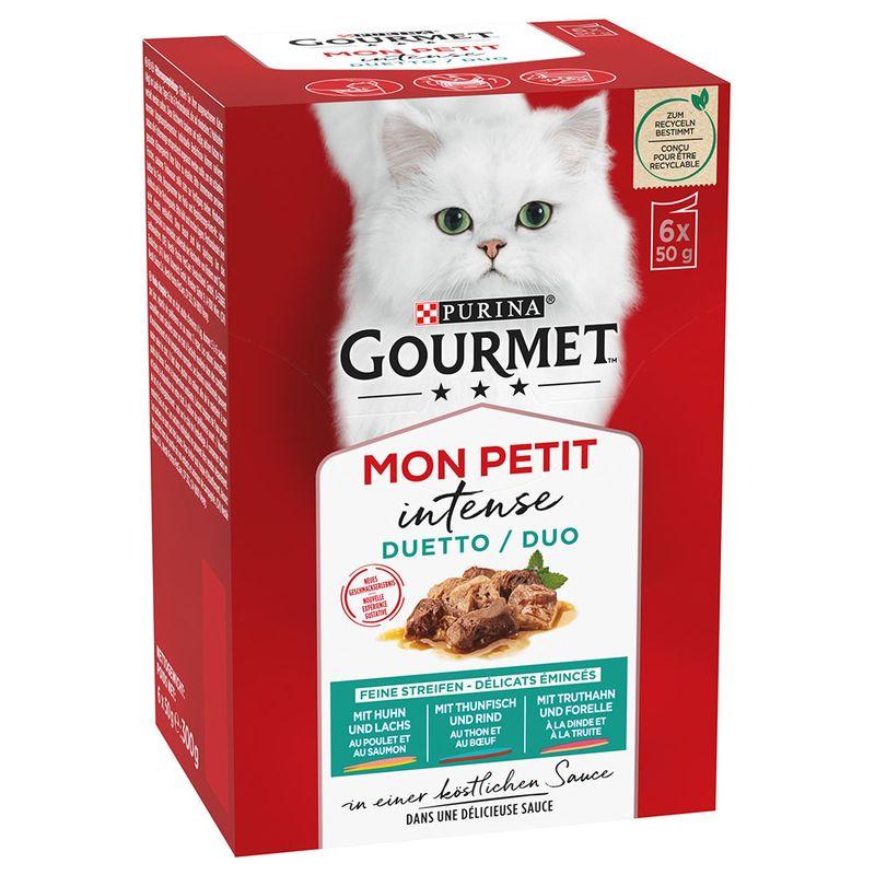 Bitiba Fai scorta Gourmet Mon Petit 48 x 50 g Alimento umido per gatti Limitato a 3 giorni
