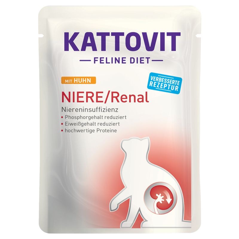 Bitiba Kattovit Renal - in busta 24 x 85 g Umido per gatto Esporta salva