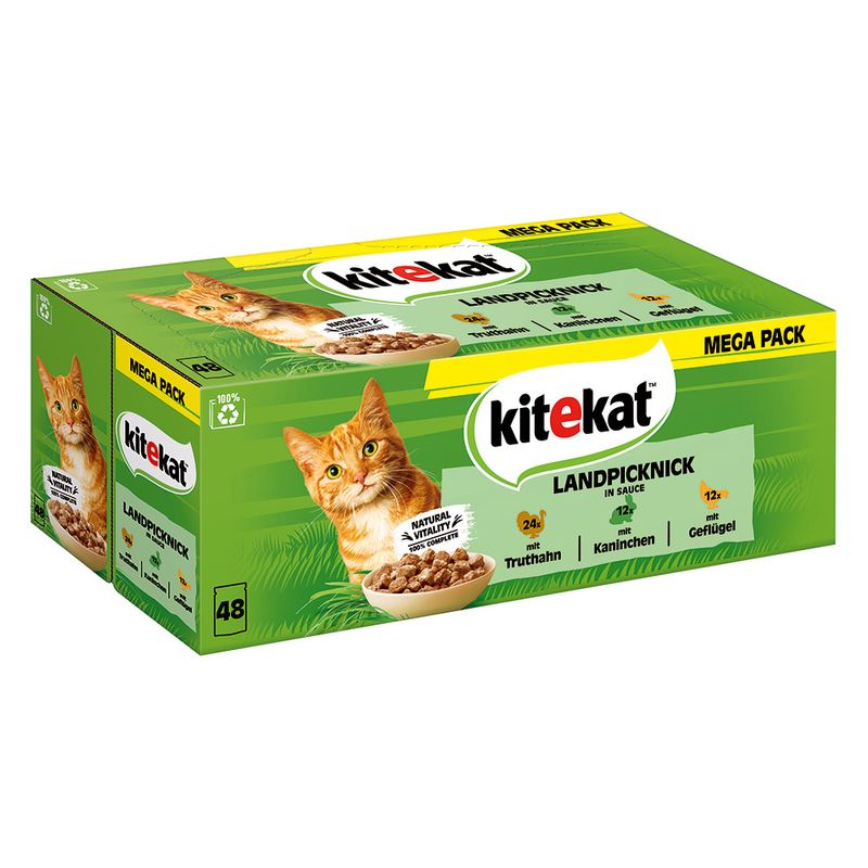 Bitiba Kitekat in buste 48 x 85 g Umido per gatto Duty-free