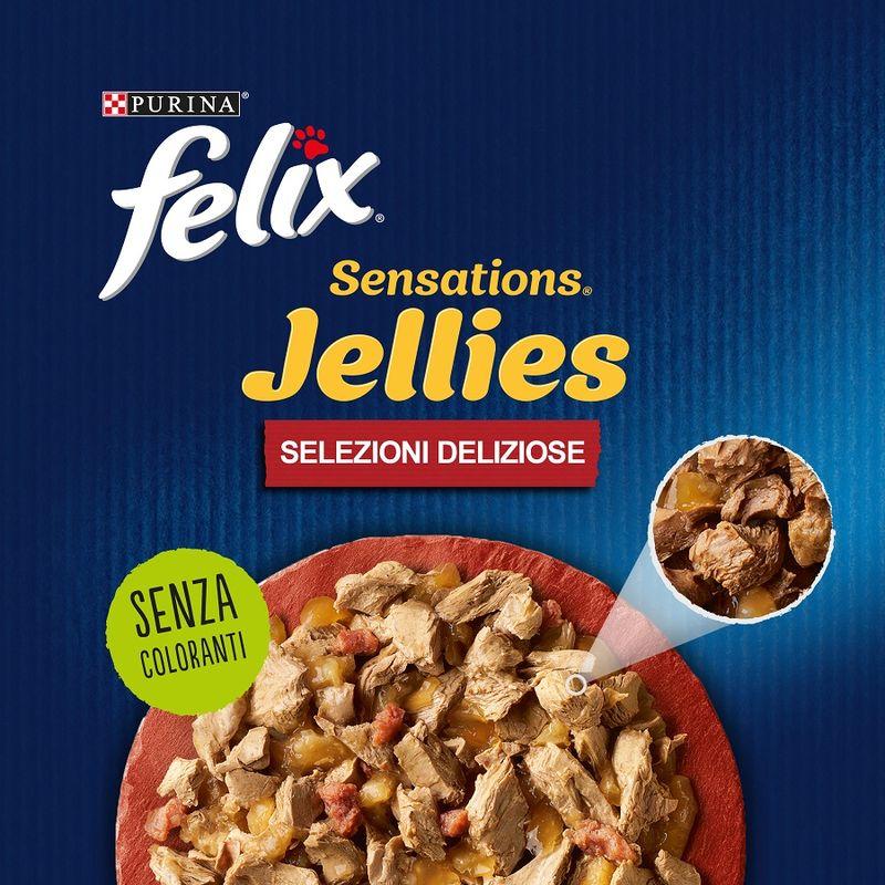 Bitiba Maxi formato: 120 x 85 g Felix Sensations in Gelatina umido per gatti Vendita