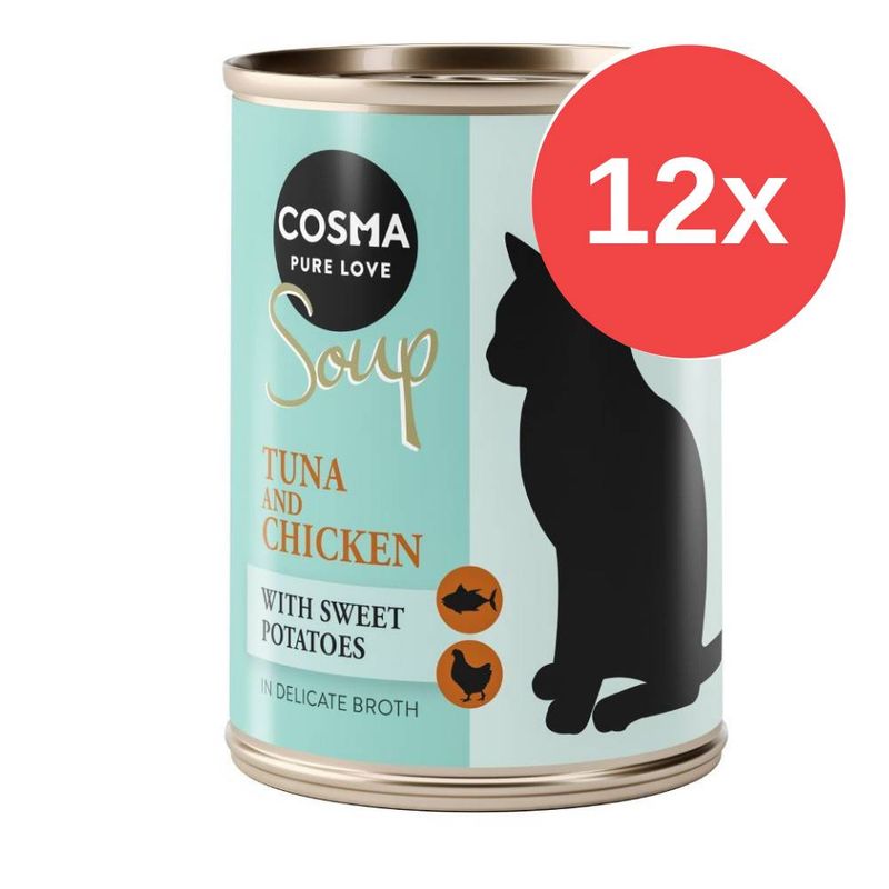 Bitiba Fai scorta Cosma Soup 12 x 100 g Alimento umido per gatti Spedizione Gratuita