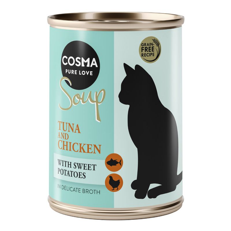 Bitiba Fai scorta Cosma Soup 12 x 100 g Alimento umido per gatti Spedizione Gratuita