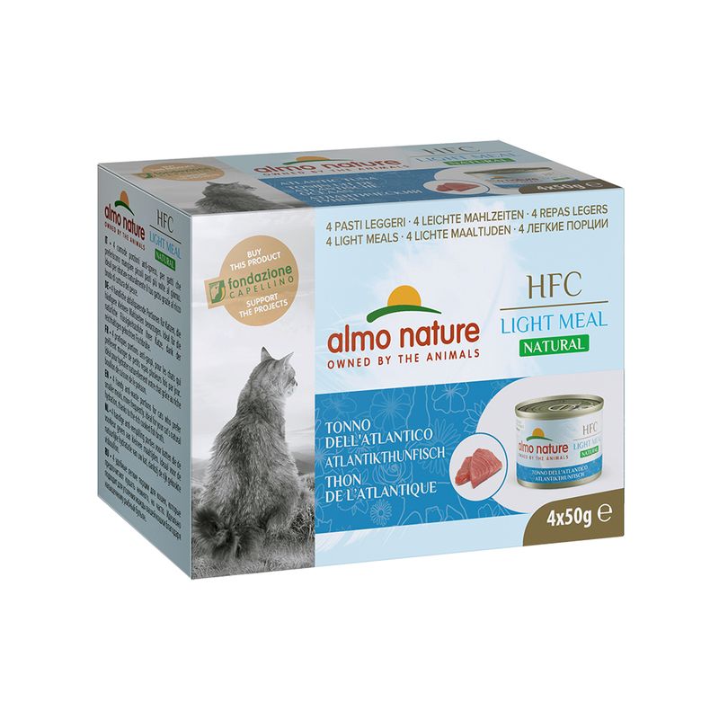 Bitiba Almo Nature HFC Natural Light 24 x 50 g Alimento umido gatti Pezzi Unici