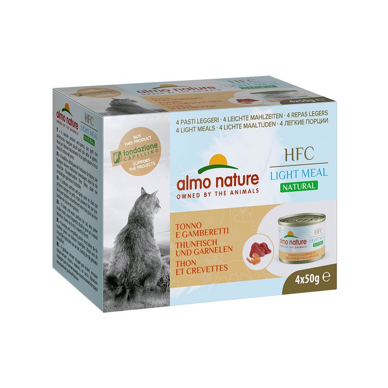 Bitiba Almo Nature HFC Natural Light 24 x 50 g Alimento umido gatti Pezzi Unici