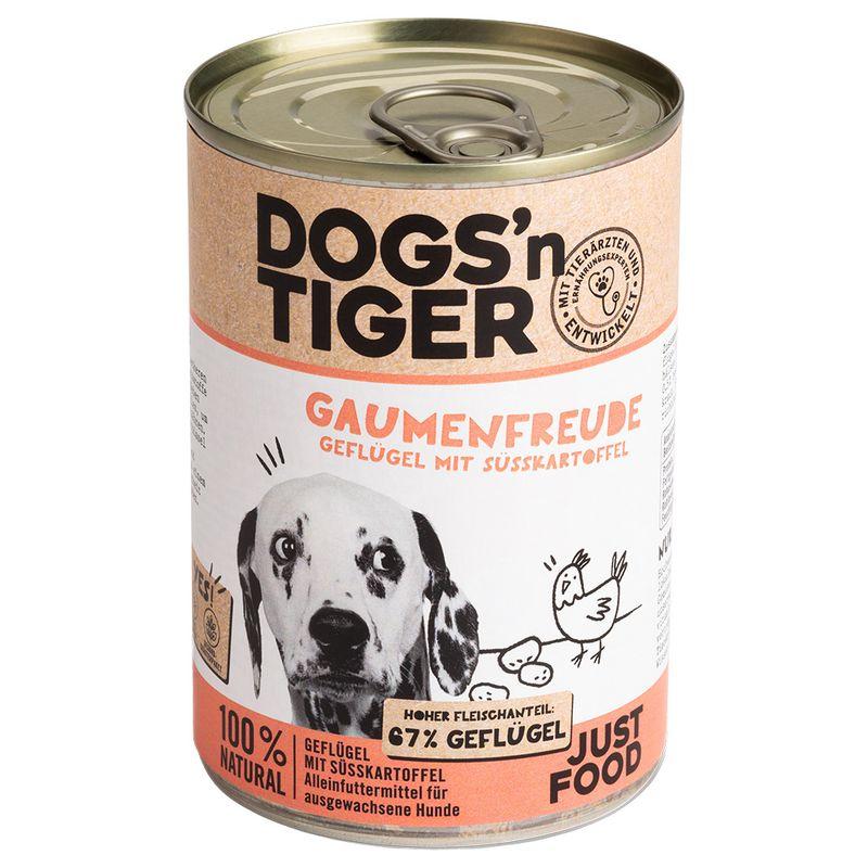 Bitiba Fai scorta Dogs'n Tiger Adult 12 x 400 g umido cane Shopping Online