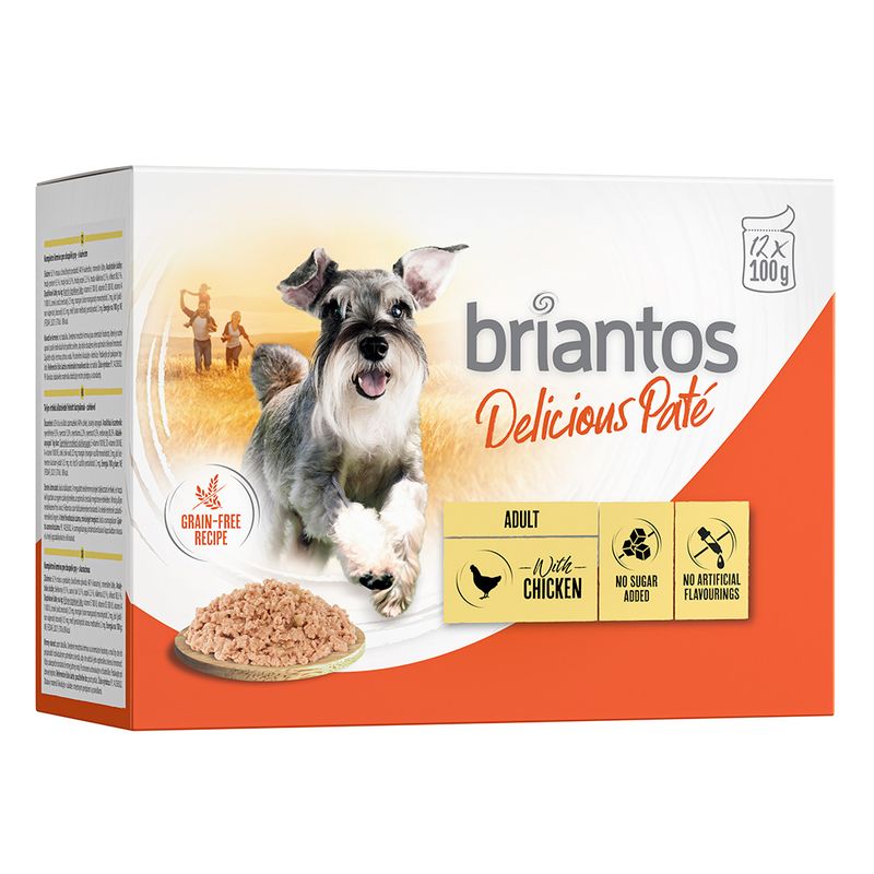 Bitiba Briantos Delicious Paté 48 x 100 g Umido per cane Sconto