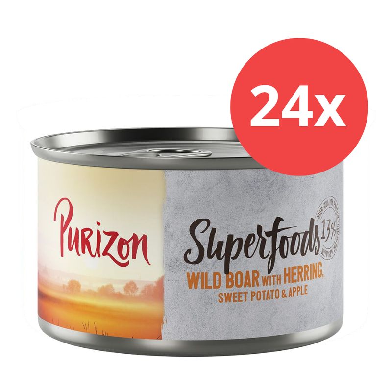 Bitiba Purizon Superfoods 24 x 140 g Umido per cane Online