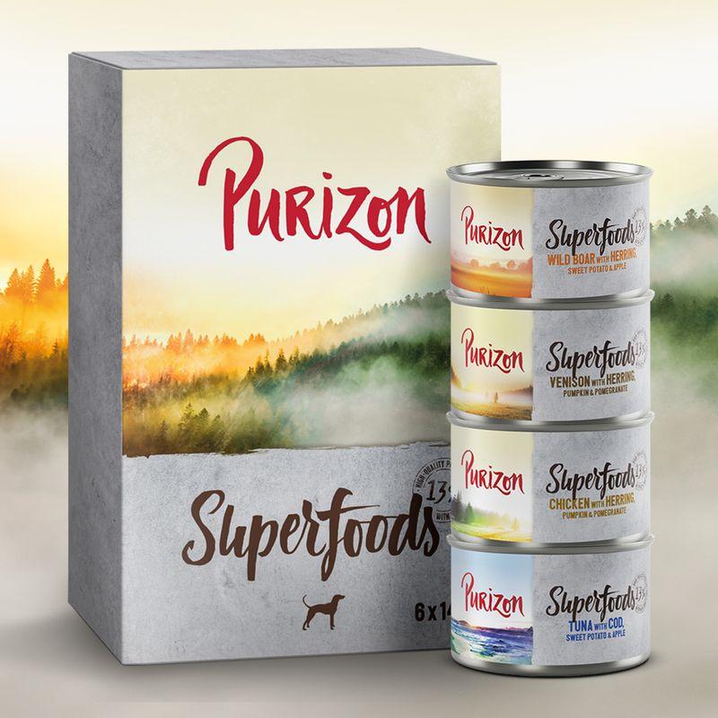 Bitiba Purizon Superfoods 24 x 140 g Umido per cane Online