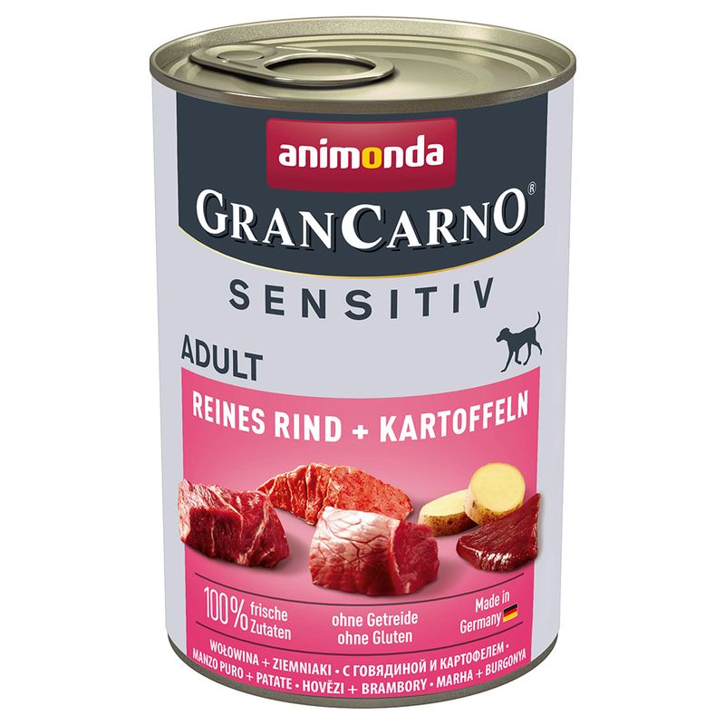 Bitiba animonda GranCarno Adult Sensitive 24 x 400 g umido per cane In Vendita