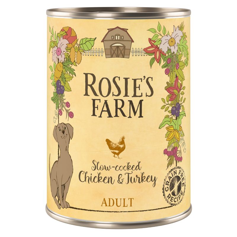Bitiba Fai scorta 24 x 400 g Rosie's Farm Adult Alimento umido per cani Offerte