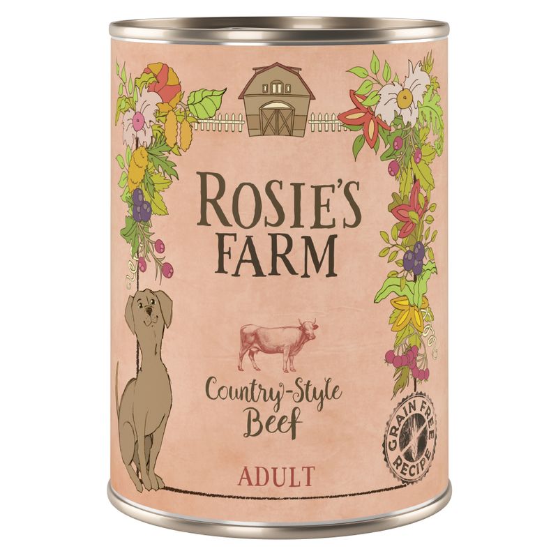 Bitiba Fai scorta 24 x 400 g Rosie's Farm Adult Alimento umido per cani Offerte