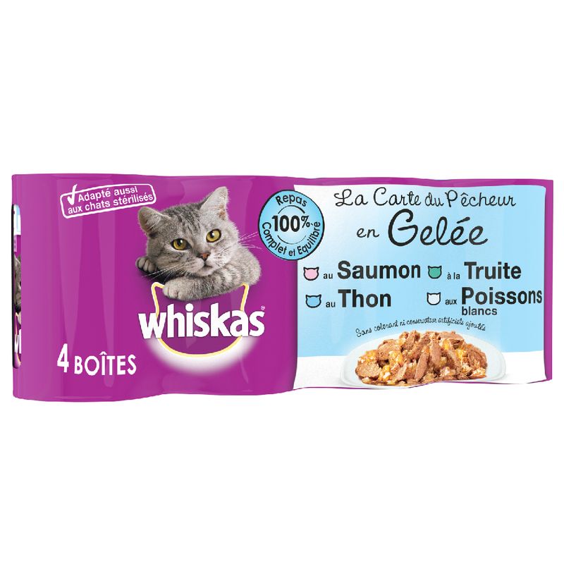 Bitiba Fai scorta Whiskas La Carte 24 x 390 / 400 g In Saldo