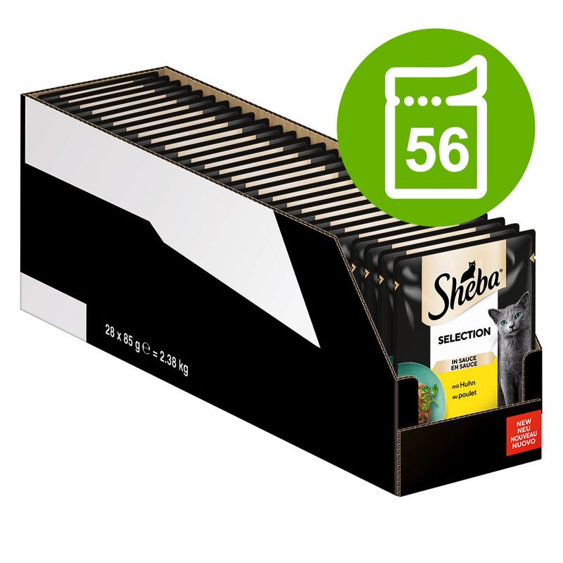 Bitiba Sheba Variazioni Buste 56 x 85 g Umido per gatto Nuova