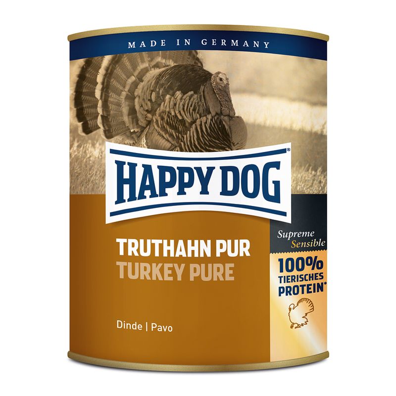 Bitiba Fai scorta Happy Dog Sensible Pure 24 x 800 g Alimento umido per cani Spedizione gratuita