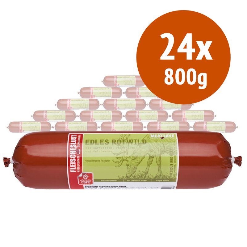 Bitiba Fleischeslust 24 x 800 g umido per cane Offerta per la Festa della Mamma