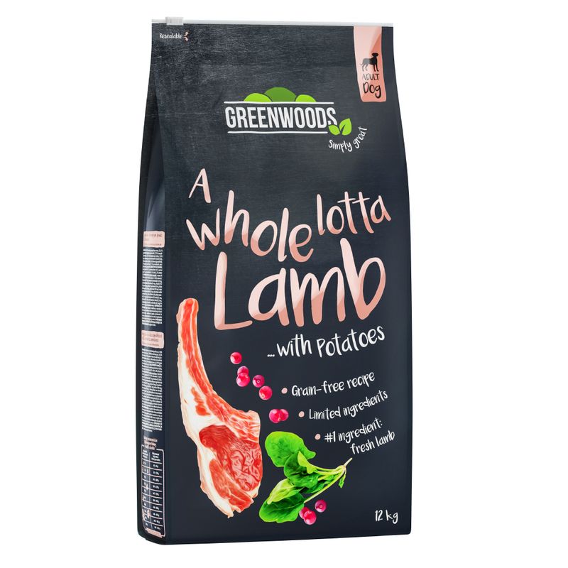 Bitiba Fai scorta Greenwoods 2 x 12 kg Crocchette per cani Offerta San Valentino
